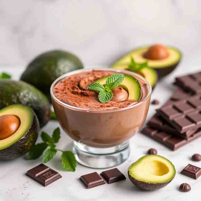 Healthy Avocado Chocolate Mousse Recipe - Omega-3 Rich & Easy